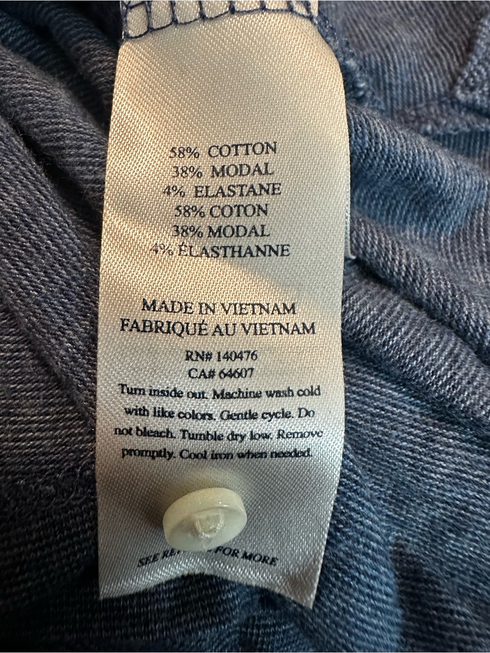 Faherty Short-Sleeve Movement Polo in Blue Size Medium - Picture 6 of 7